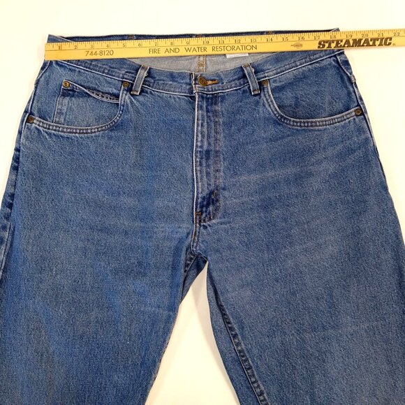 Key Industries Jeans Men W38 Relaxed Fit Heavyweight Enzyme Washed Denim 4876.45 - Picture 10 of 11